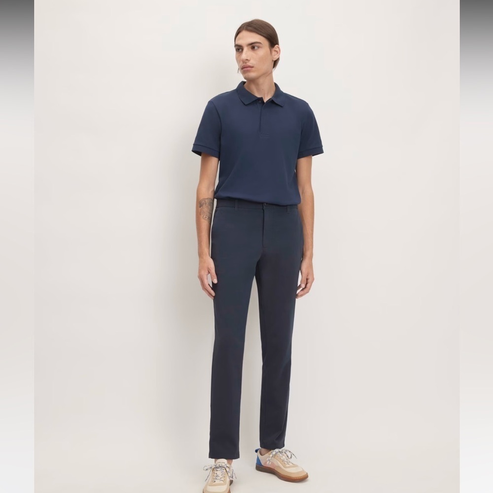 Everlane men's the performance chino slim fit blue navy 30x30 new